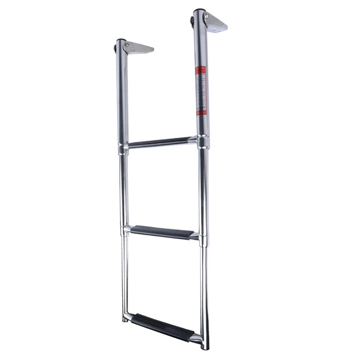 3 Steps Stainless Steel Upper Platform Ladder